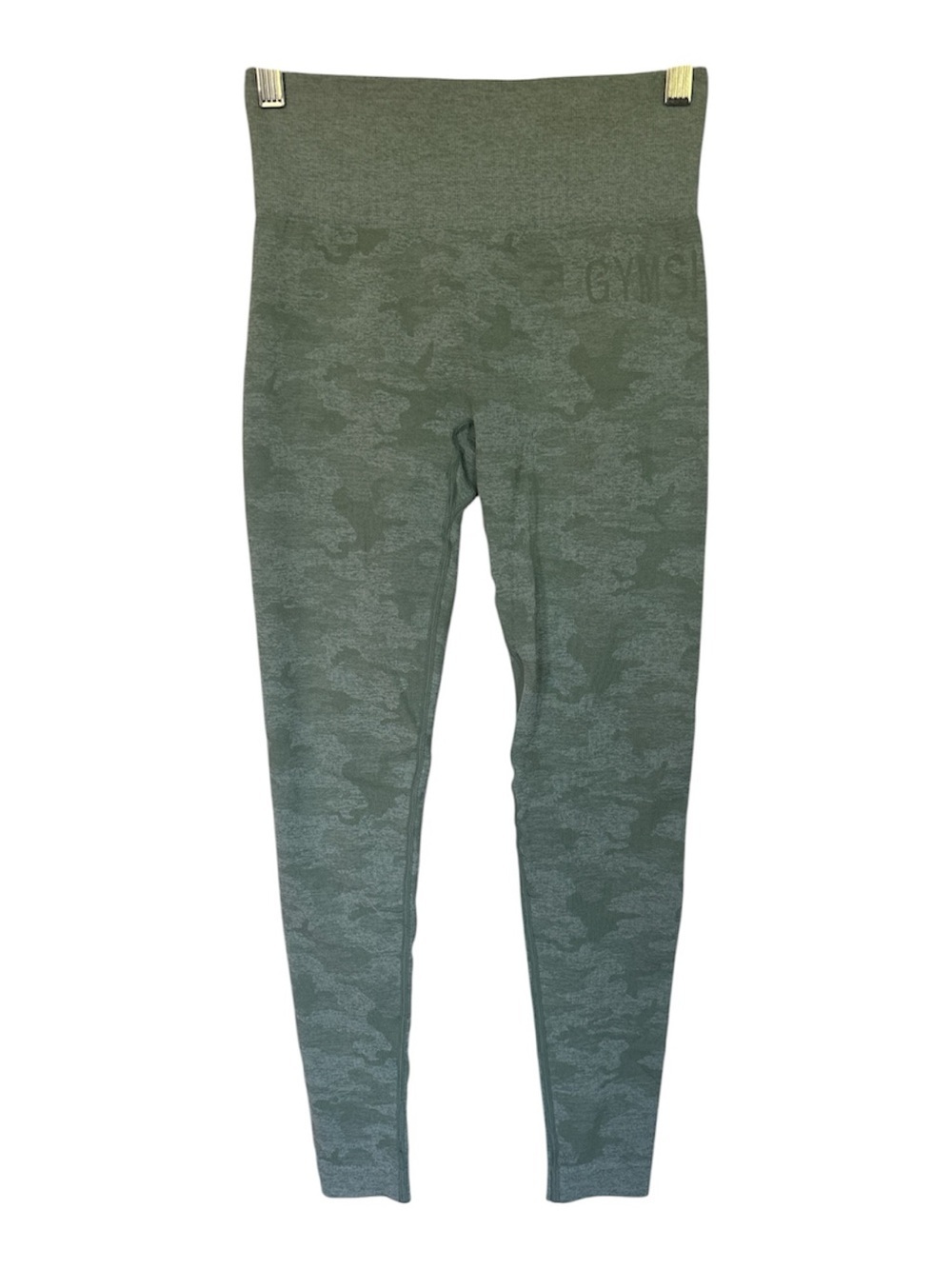 Gymshark Seamless light green Camo Mid
